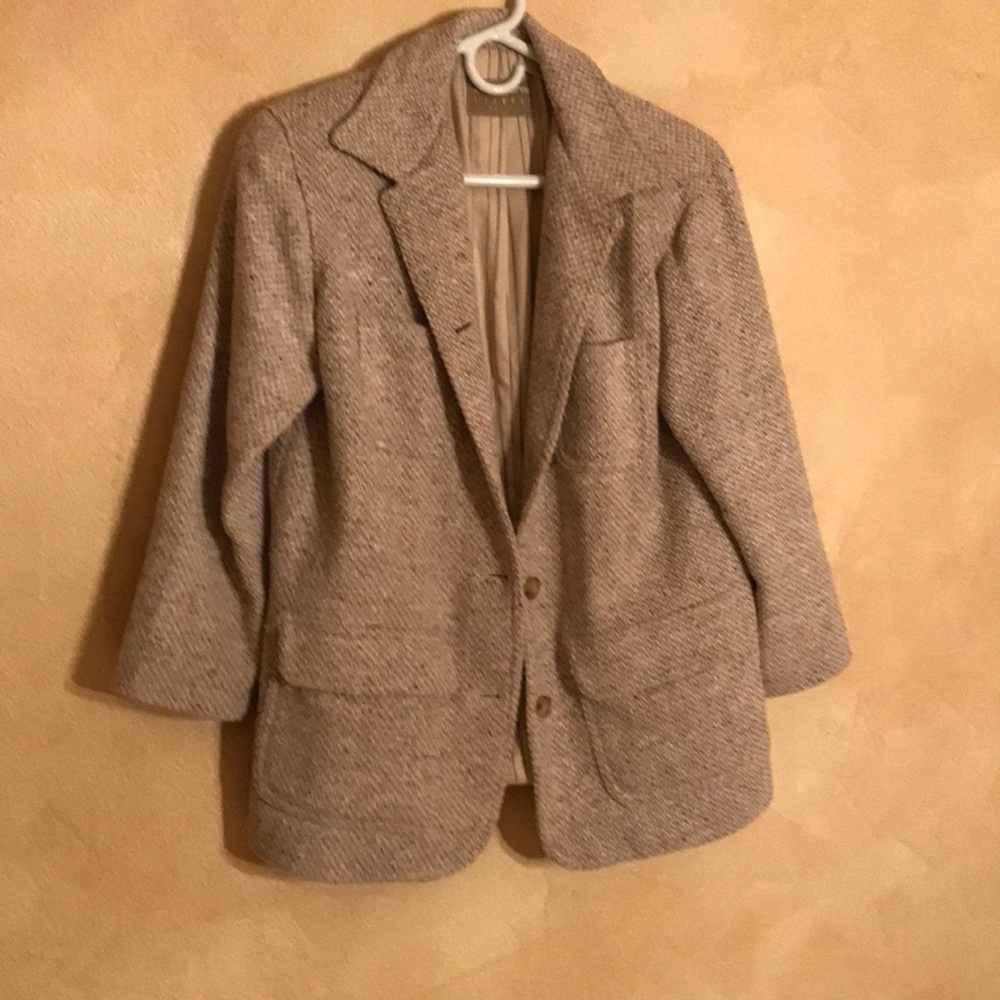 Lizwear petite wool/poly outdoor jacket